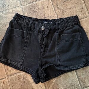Aeropostale Charcoal Pull-On Shorts